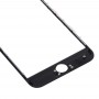 Pantalla frontal lente de cristal externa con pantalla LCD de bisel delantero Marco y OCA ópticamente claro Adhesivo para iPhone 7 Plus (Negro)