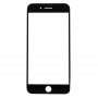 Ekran zewnętrzny przedni szklany obiektyw do iPhone 7 PLUS (czarny)