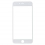 Obiettivo dello schermo anteriore esterno di vetro per iPhone 7 Plus (bianco)