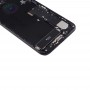סוללה חזרה עצרת כיסוי עם כרטיס מגש לאייפון 7 פלוס (שחור משחור)