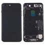 iPhone 7 Plus Akkumulátor Vissza fedélszerelés kártyával tálca (fekete)