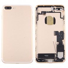 dla iPhone 7 PLUS Battery Back Cover Zgromadzenia z podajnika kart (złoto)