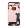 Батарея задней стороны обложки с картой лоток для iPhone 7 Plus (розовое золото)