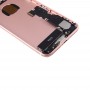 Батарея задней стороны обложки с картой лоток для iPhone 7 Plus (розовое золото)