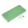 6 az 1-ben iPhone 7 Plus (Back Cover + kártya tálca + Hangerőszabályzó gomb + Power gomb + Némítás vibrátor Key + jel) Teljes Szerelési ház burkolat (zöld + fehér)