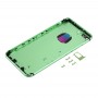 6 in 1 for iPhone 7 Plus (დაბრუნება საფარის + Card Tray + Volume Control Key + Power Button + მუნჯი შეცვლა ვიბროზარი Key + შესვლა) სრული ასამბლეის Housing Cover (Green + თეთრი)