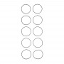 10 PCS Главной Кнопки Колодки для iPhone 7 Plus & 7