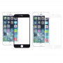 5 piezas negro + 5 PCS blancas para el iPhone 6s y 6 de pantalla frontal lente de cristal externa