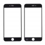 5 piezas negro + 5 PCS blancas para el iPhone 6s y 6 de pantalla frontal lente de cristal externa