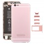 5 in 1 for iPhone 6s (Back Cover + Card Tray + Volume Control Key + Power Button + Mute Switch Vibrator Key) Full Assembly Housing Cover(Rose Gold)