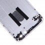 5 1 iPhone 6s (Back Cover + kaardi alus + Volume Control Key + Toitelüliti + Mute Switch vibraator Key) Full korpuse kaas (Silver)