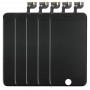 5 st LCD-skärm och digitizer Fullständig montering med framsida för iPhone 6s (svart)
