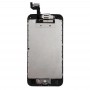 5 st LCD-skärm och digitizer Fullständig montering med framsida för iPhone 6s (svart)