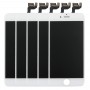 5 st LCD-skärm och digitizer Fullständig montering med framsida för iPhone 6s (vit)