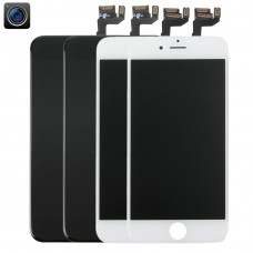 2 PCS Black + 2 PCS White LCD Screen and Digitizer Full Assembly with Front Camera for iPhone 6s 