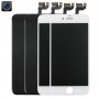 2 KPL Musta + 2 KPL Valkoinen LCD-näyttö ja digitoiva Täysi Asennus Etukamera iPhone 6s