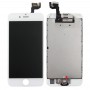 2 PCS Noir + 2 PCS écran LCD blanc et Digitizer assemblage complet avec caméra frontale pour iPhone 6s
