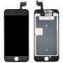 LCD-skärm och digitizer full montering med främre kamera för iPhone 6s (svart)