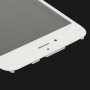 Frontscheibe Äußere Glasobjektiv mit Front-LCD-Bildschirm Blendrahmen für iPhone 6s (weiß)