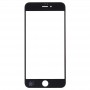 Frontskärm Yttre glaslins för iPhone 6s & 6 (svart)