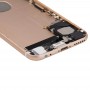 חזרה סוללת עצרת כיסוי עם כרטיס מגש עבור 6s iPhone (זהב)