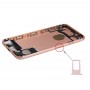 Batteria posteriore Assemblea di copertura con vassoio di carta per l'iPhone 6S (oro rosa)