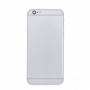 Akku Rückseite Montag mit Karten-Behälter für iPhone 6s (Silber)