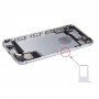 Batteribackskydd med kortfack för iPhone 6s (silver)