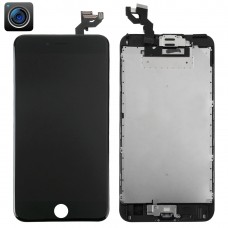 LCD ეკრანზე და Digitizer სრული ასამბლეის წინა კამერა iPhone 6 იანები Plus (Black) 