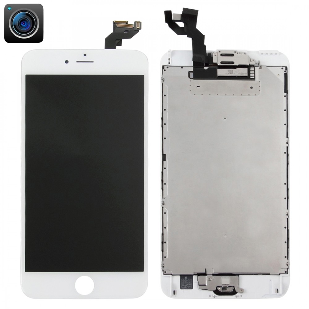 LCD Screen and Digitizer Full Assembly with Front Camera for iPhone 6s Plus(White)