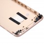 5 i 1 för iPhone 6S plus (baklucka + kortfack + volymkontrollknapp + Strömbrytare + Mute Switch Vibratornyckel) Fullmonteringshus (guld)