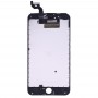 iPhone 6Sプラス（ブラック）用のフレームと10 PCS LCDスクリーンとデジタイザのフルアセンブリ