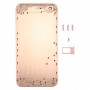 5 in 1 Full Assembly Metal Housing Cover with Appearance Imitation of i8 Plus for iPhone 6s Plus, Including Back Cover & Card Tray & Volume Control Key & Power Button & Mute Switch Vibrator Key, No Headphone Jack(Gold)