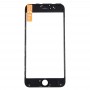 Pantalla frontal lente de cristal externa con pantalla LCD de bisel delantero Marco y OCA ópticamente claro Adhesivo para 6s iPhone Plus (Negro)