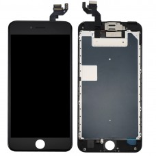 LCD Screen and Digitizer Full Assembly with Front Camera for iPhone 6s Plus(Black) 