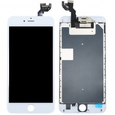 LCD Screen and Digitizer Full Assembly with Front Camera for iPhone 6s Plus(White) 