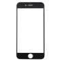 10 st för iPhone 6s plus frontskärm Yttre glaslins (svart)