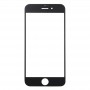 10 PCS für iPhone 6s Plus-Frontscheibe Äußere Glaslinse (schwarz)