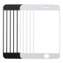 5 PCS черный + 5 PCS белый для iPhone 6 Plus & 6с Plus Передний экран внешнее стекло объектива