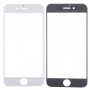 5 PCS Black + 5 PCS Biały dla iPhone 6 Plus & 6s Plus ekranu zewnętrzna przednia soczewka szklana