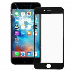 Front Screen Outer Glass Lens with Front LCD Screen Bezel Frame for iPhone 6s Plus (Black) 