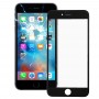 iPhone 6Sプラス（ブラック）用のフロントLCDスクリーンベゼルフレームとフロントスクリーン外側ガラスレンズ