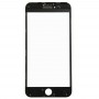 Frontskärm Yttre glaslins med främre LCD-skärmkorgsram för iPhone 6S plus (svart)