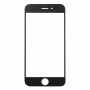 Obiettivo dello schermo anteriore esterno di vetro per iPhone 6S più (nero)