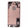 עצרת סוללת כריכה אחורית עם כרטיס מגש עבור 6s iPhone פלוס (Rose Gold)
