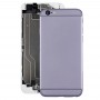 Completa que contiene la contraportada con el botón de encendido y botón de volumen cable flexible para el iPhone 6 (gris)