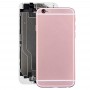 Plein boîtier couverture arrière avec bouton d'alimentation et bouton de volume Câble Flex pour iPhone 6 (or rose)