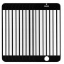 10 PCS pro iPhone 6 Front Screen vnější sklo objektivu (černá)
