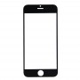 10 st för iPhone 6 frontskärm Yttre glaslins (svart)