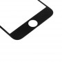 10 PCS na ekranie iPhone 6 zewnętrzna przednia soczewka szklana (czarny)